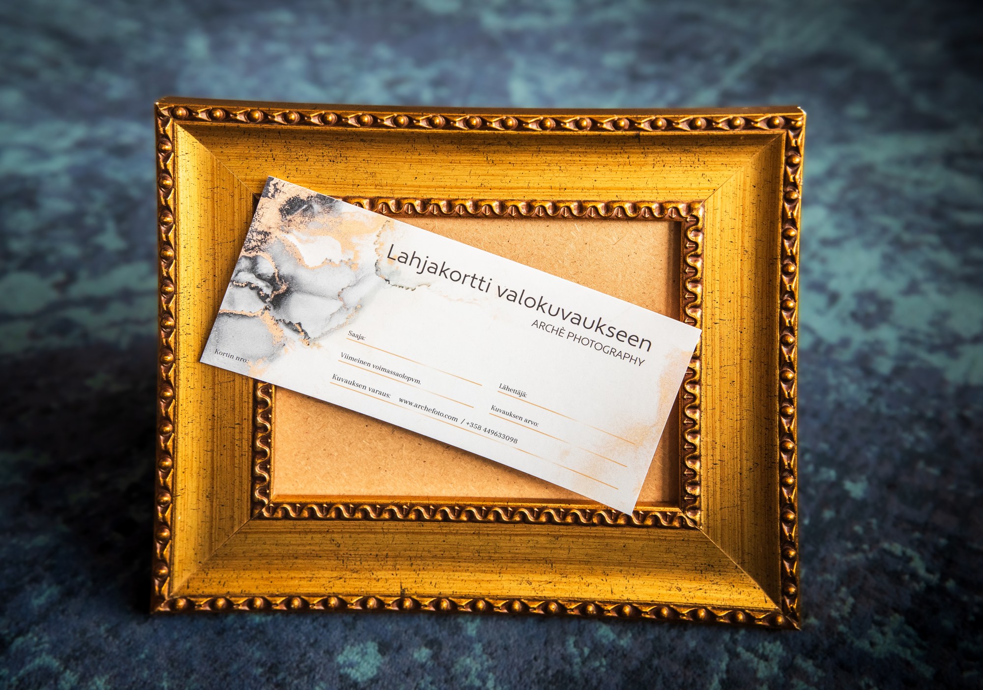 Lahjakortti valokuvaukseen